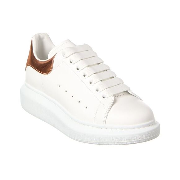 Alexander McQueen Shoes - Alexander Mcqueen Oversized Leather Sneaker, White